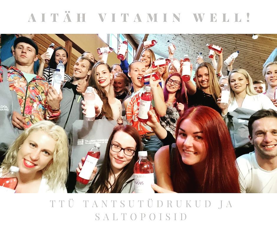 Tublid ja tragid TTÜ tantsutüdrukud ja saltopoisid saatsid tänukaardi nende hooaja lõpetamise toetamise eest! :) #vitaminwell #vitaminwelleesti #tut_cheerleaders