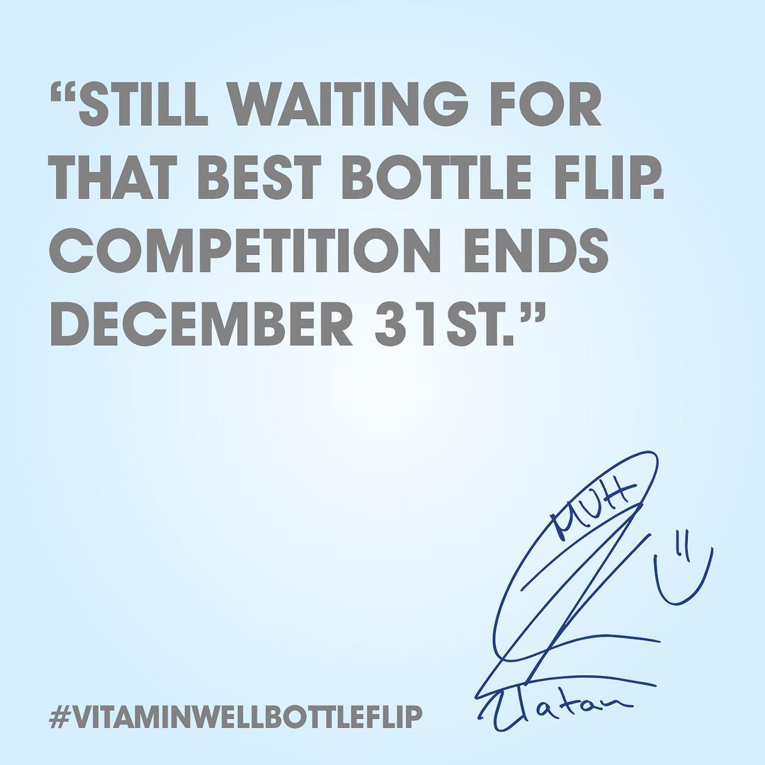 Ikke gå glipp av sjansen til å møte @iamzlatanibrahimovic og se han spille! Vis oss din beste bottle flip med Vitamin Well flaske og tag dette med #VitaminWellBottleflip. Les alt om dette på www.vitaminwell.com/bottleflip (link i bio👆🏼) Konkurransen avsluttes 31. Desember 2016. #konkurranse #zlatanibrahimovic #bottleflip #bottleflipchallenge #VitaminWell