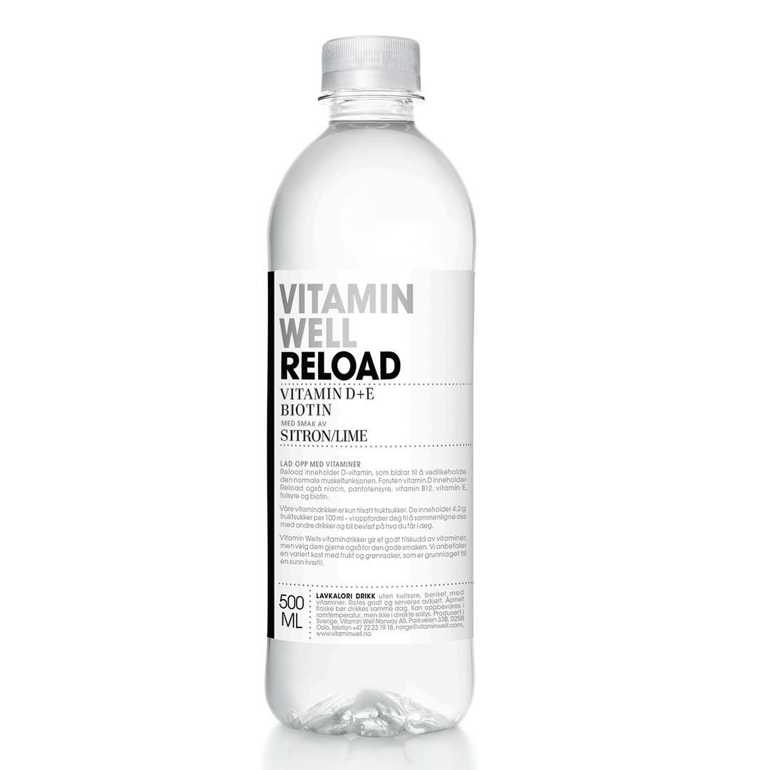 Reloading for 2017... Er dette din favoritt?  Helsemyndighetene anbefaler et inntak på 10 mikrogram Vitamin D hver dag, Reload inneholder 4 mikrogram Vitamin D - en liten dose vitaminer på flaske!  #vitaminD #vitaminwell #reload