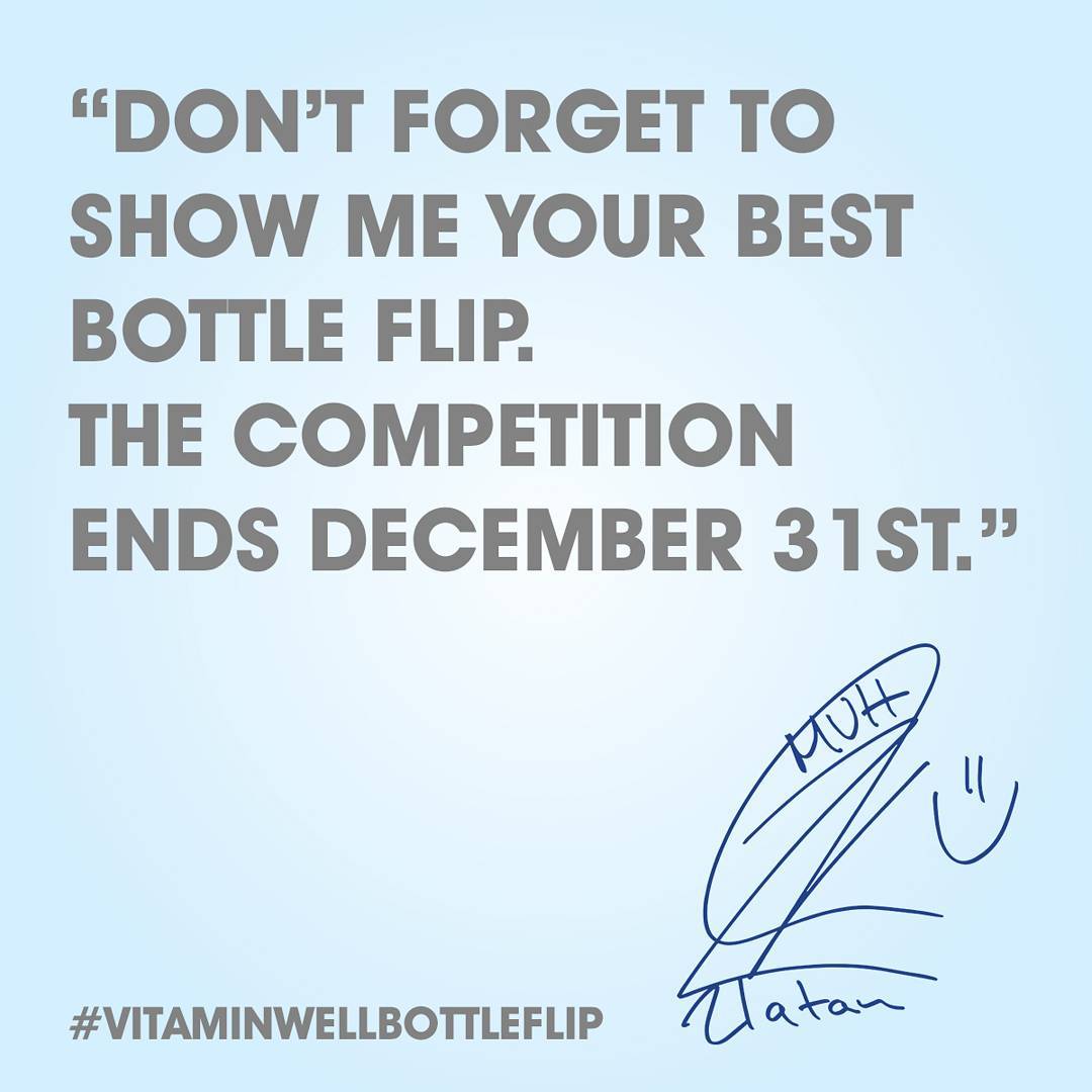 Viimane võimalus! Võida kohtumine Zlatan Ibrahimoviciga ning piletid tema jalgpallimängule! Näita meile oma Vitamin Welli pudeliga bottle flipi ja lae see üles instagrami! #vitaminwell #vitaminwelleesti #vitaminwellbottleflip #bottleflip #contest #zlatanibrahimovic